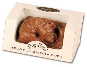 Cottage Delight Milk Chocolate Dog Tired 50g (image 1)